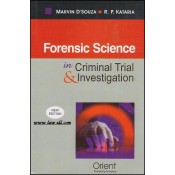 Orient Publishing Company's Forensic Science in Criminal Trial & Investigation [HB] by Marvin D'souza & R. P. Kataria